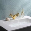 Crosswater Belgravia Crosshead Lux Mono Basin Mixer & Pop Up Waste - Chrome -TAP WAREHOUSE Shop crosswater belgravia unlacquered brass basin monobloc lifestyle5B15D