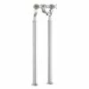 Crosswater Belgravia Crosshead Floor Standing Bath Filler - Unlacquered Brass 1 Crosswater Belgravia Crosshead Floor Standing Bath Filler - Unlacquered Brass -TAP WAREHOUSE Shop crosswater bl322dc bl002fc main