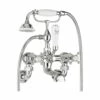 Crosswater Belgravia Crosshead Wall Mounted Bath Shower Mixer With Handset Kit -TAP WAREHOUSE Shop crosswater bl422dc bl004wc 1