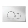 Crosswater Central Chrome Flush Plate -TAP WAREHOUSE Shop crosswater central decorative flush plate