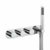 Crosswater Central Thermostatic Shower Valve With 3 Way Diverter And Shower Kit 2 Crosswater Central Thermostatic Shower Valve With 3 Way Diverter And Shower Kit -TAP WAREHOUSE Shop crosswater central thermostatic valve shower kit
