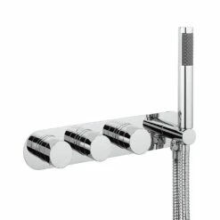 Crosswater Central Thermostatic Shower Valve With 3 Way Diverter And Shower Kit