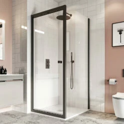 Crosswater MPRO 2 Outlet 2 Handle Shower Bundle - Matt Black 11 Crosswater MPRO 2 Outlet 2 Handle Shower Bundle - Matt Black -TAP WAREHOUSE Shop crosswater clear 6 infold enclosure matt black room set