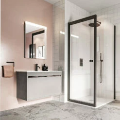 Crosswater MPRO Industrial Basin Mixer Tap - Chrome -TAP WAREHOUSE Shop crosswater clear 6 infold enclosure matt black room set 4