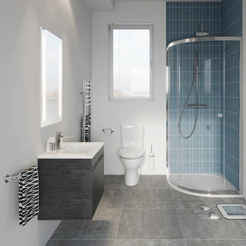 Crosswater Elite 50 Back Lit Mirror - 800 X 500mm 6 Crosswater Elite 50 Back Lit Mirror - 800 X 500mm - Image 4