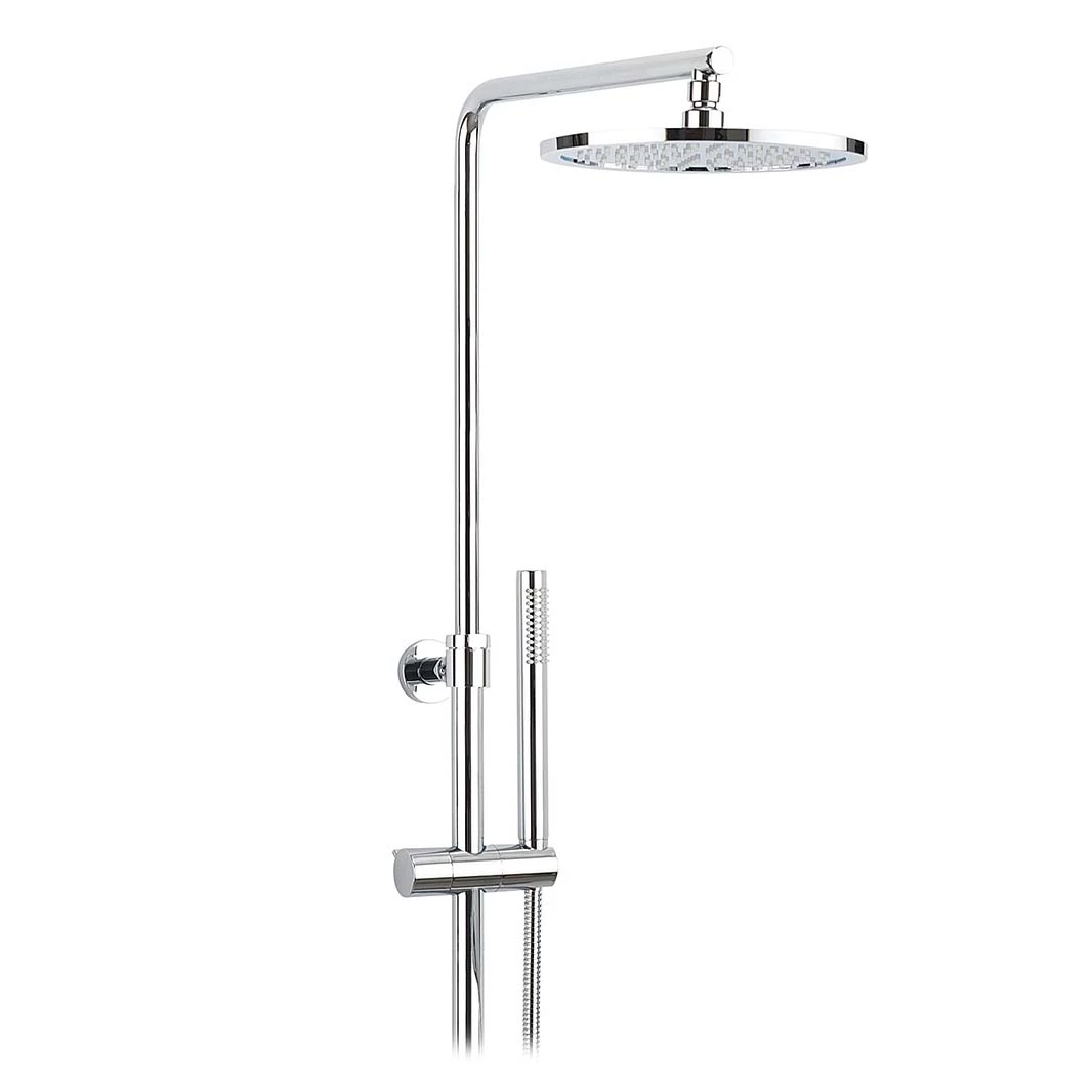 Crosswater Curve Exposed Thermostatic Shower Valve With Rigid Riser & Handset Kit 4 Crosswater Curve Exposed Thermostatic Shower Valve With Rigid Riser & Handset Kit - Image 2