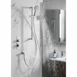 Crosswater Dial Pier 1 Outlet Concealed Shower Valve With Slide Rail Kit, Handset & Hose