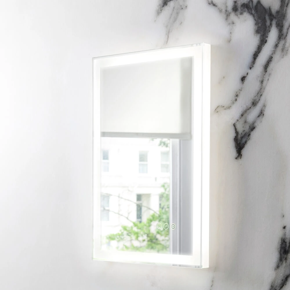 Crosswater Dune Steam Free LED Illuminated Mirror - 400 X 600mm 2 Crosswater Dune Steam Free LED Illuminated Mirror - 400 X 600mm