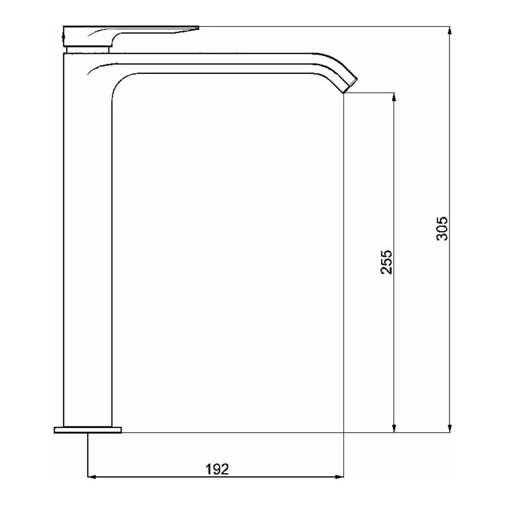 Crosswater Dune Tall Mono Basin Mixer 4 Crosswater Dune Tall Mono Basin Mixer - Image 2