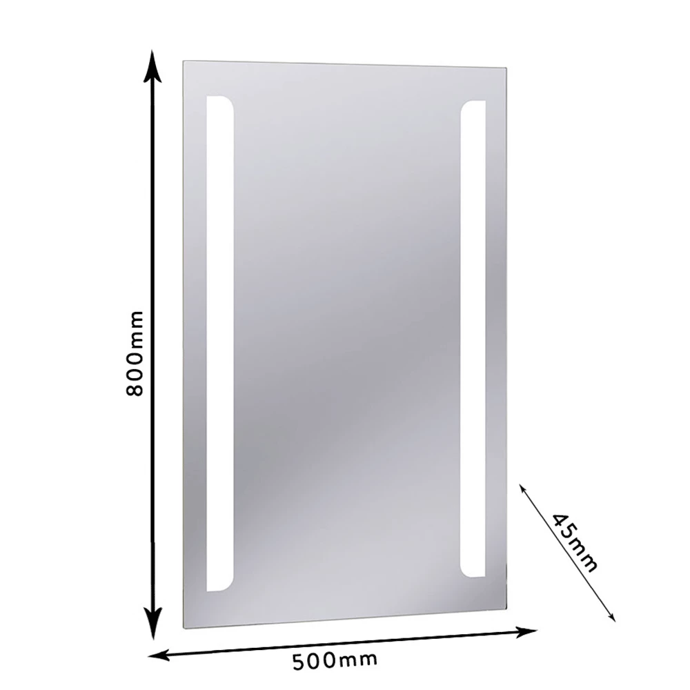 Crosswater Elite 50 Back Lit Mirror - 800 X 500mm 7 Crosswater Elite 50 Back Lit Mirror - 800 X 500mm - Image 5