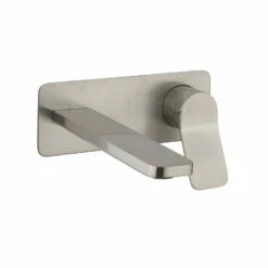 Crosswater Glide II Wall Mounted Basin Mixer Tap - Brushed Stainless Steel Effect 9 Crosswater Glide II Wall Mounted Basin Mixer Tap - Brushed Stainless Steel Effect -TAP WAREHOUSE Shop crosswater glide ii wall mounted basin mixer brushed stainless steel cutout