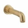 Crosswater MPRO Industrial Bath Spout - Unlacquered Brushed Brass -TAP WAREHOUSE Shop crosswater industrial bath spout brushed brass