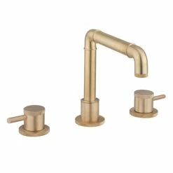 Crosswater MPRO Industrial 3 Hole Deck Mounted Basin Mixer Tap - Chrome -TAP WAREHOUSE Shop crosswater industrial unlacquered brushed brass 3 hole deck mounted basin mixer tap cutout