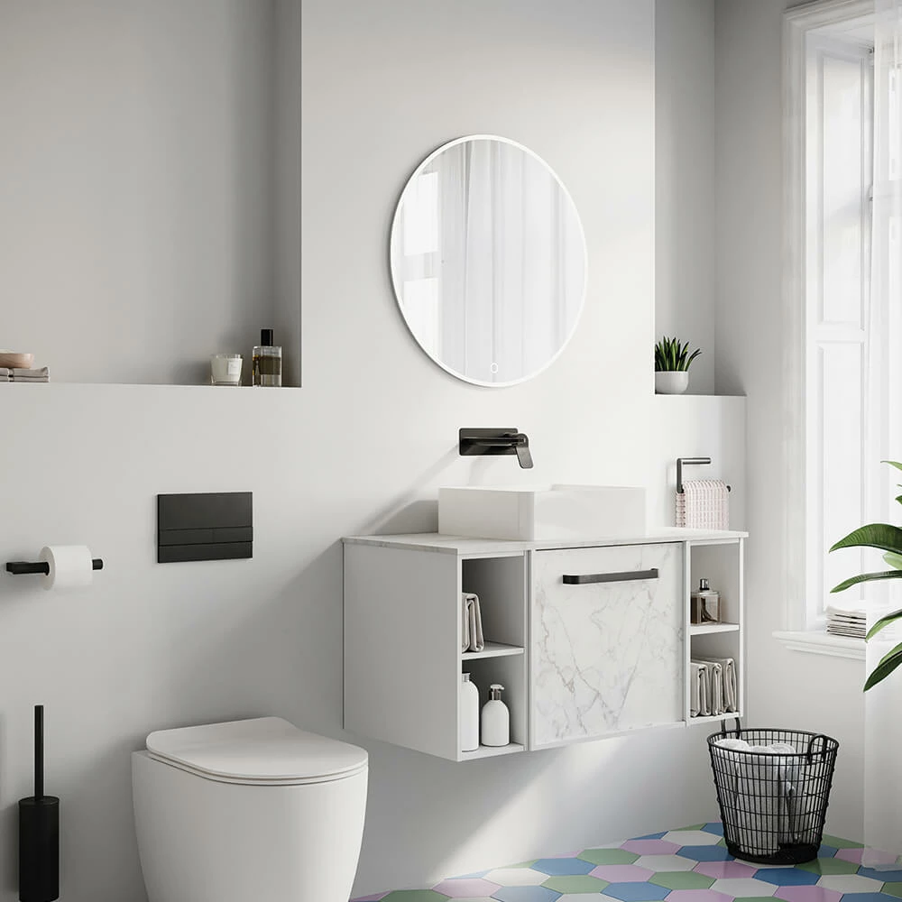 Crosswater Infinity Illuminated Mirror With Colour Change LED's - 600mm 13 Crosswater Infinity Illuminated Mirror With Colour Change LED's - 600mm - Image 11