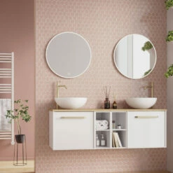 Crosswater Infinity Illuminated Mirror With Colour Change LED's - 600mm 21 Crosswater Infinity Illuminated Mirror With Colour Change LED's - 600mm -TAP WAREHOUSE Shop crosswater infinity illumiminated mirror 500mm lifestyle7