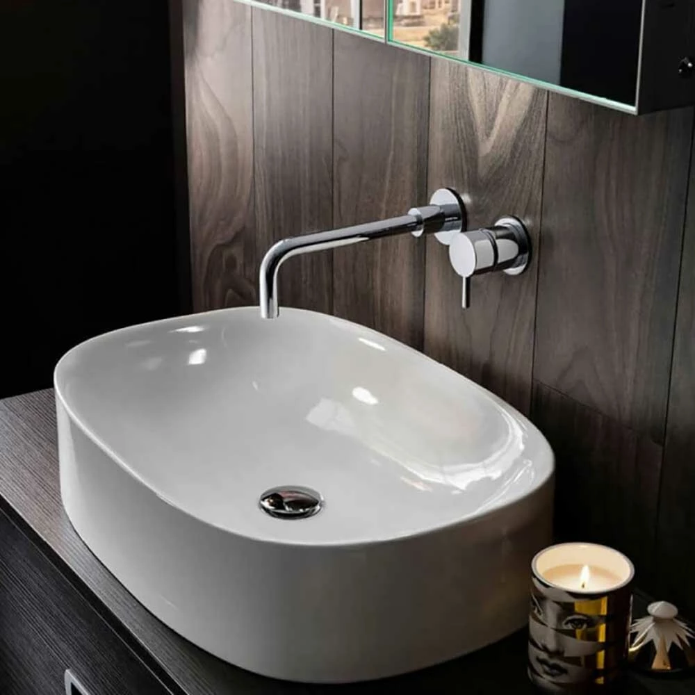 Crosswater Kai Lever 2 Hole Wall Mounted Basin Mixer Set 8 Crosswater Kai Lever 2 Hole Wall Mounted Basin Mixer Set - Image 6