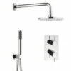 Crosswater Kai 2 Outlet 2 Handle Shower Bundle - Chrome 1 Crosswater Kai 2 Outlet 2 Handle Shower Bundle - Chrome -TAP WAREHOUSE Shop crosswater kai 2 outlet 2 handle shower bundle chrome cutout2