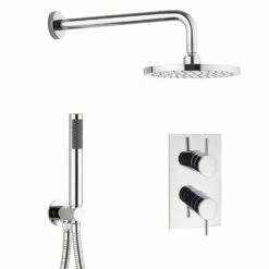 Crosswater Kai 2 Outlet 2 Handle Shower Bundle - Chrome