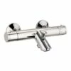 Crosswater Kai Exposed Thermostatic Bath Shower Mixer With Integrated Spout 1 Crosswater Kai Exposed Thermostatic Bath Shower Mixer With Integrated Spout -TAP WAREHOUSE Shop crosswater kai exposed thermo bath shower mixer