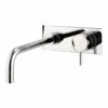 Crosswater Kai Lever Wall Mounted Basin Set With Cover Plate -TAP WAREHOUSE Shop crosswater kai lever wall basin mixer back plate