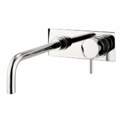 Crosswater Kai Lever Wall Mounted Basin Set With Cover Plate