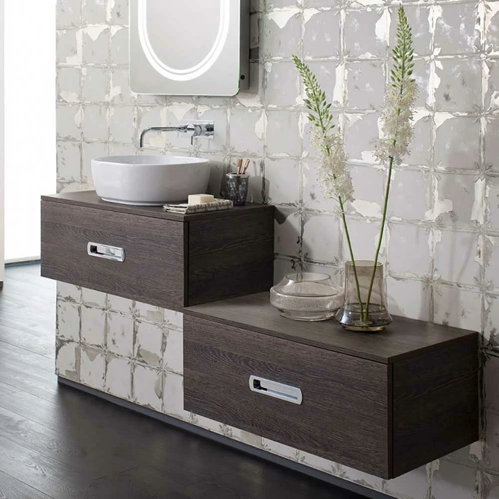 Crosswater Kai Lever Wall Mounted Basin Set With Cover Plate 5 Crosswater Kai Lever Wall Mounted Basin Set With Cover Plate - Image 3