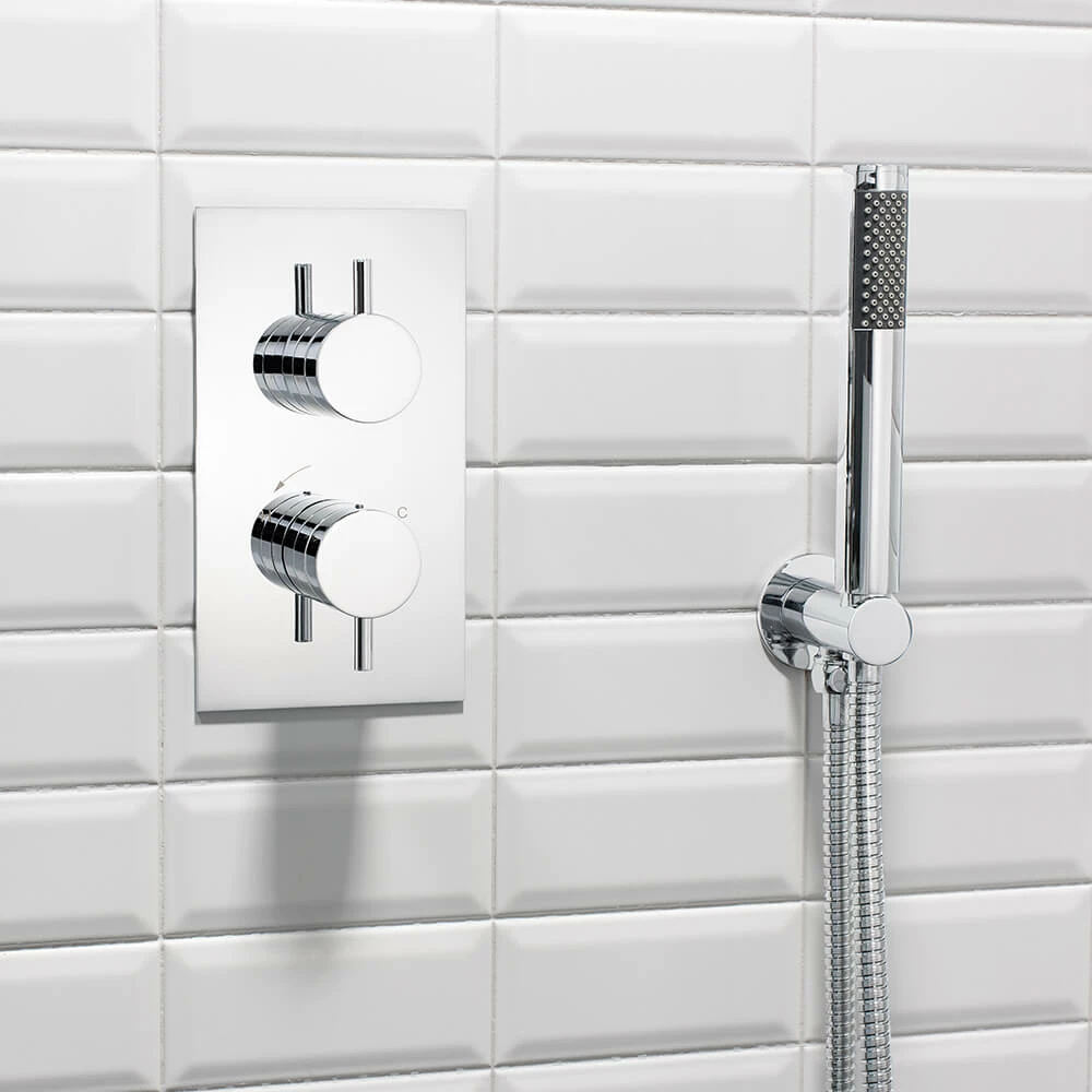 Crosswater Kai 2 Outlet 2 Handle Shower Bundle - Chrome 6 Crosswater Kai 2 Outlet 2 Handle Shower Bundle - Chrome - Image 4