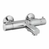 Crosswater Kai Exposed Thermostatic Bath Shower Mixer With Integrated Bath Spout 1 Crosswater Kai Exposed Thermostatic Bath Shower Mixer With Integrated Bath Spout -TAP WAREHOUSE Shop crosswater kai thermostatic bath bar mixer spout