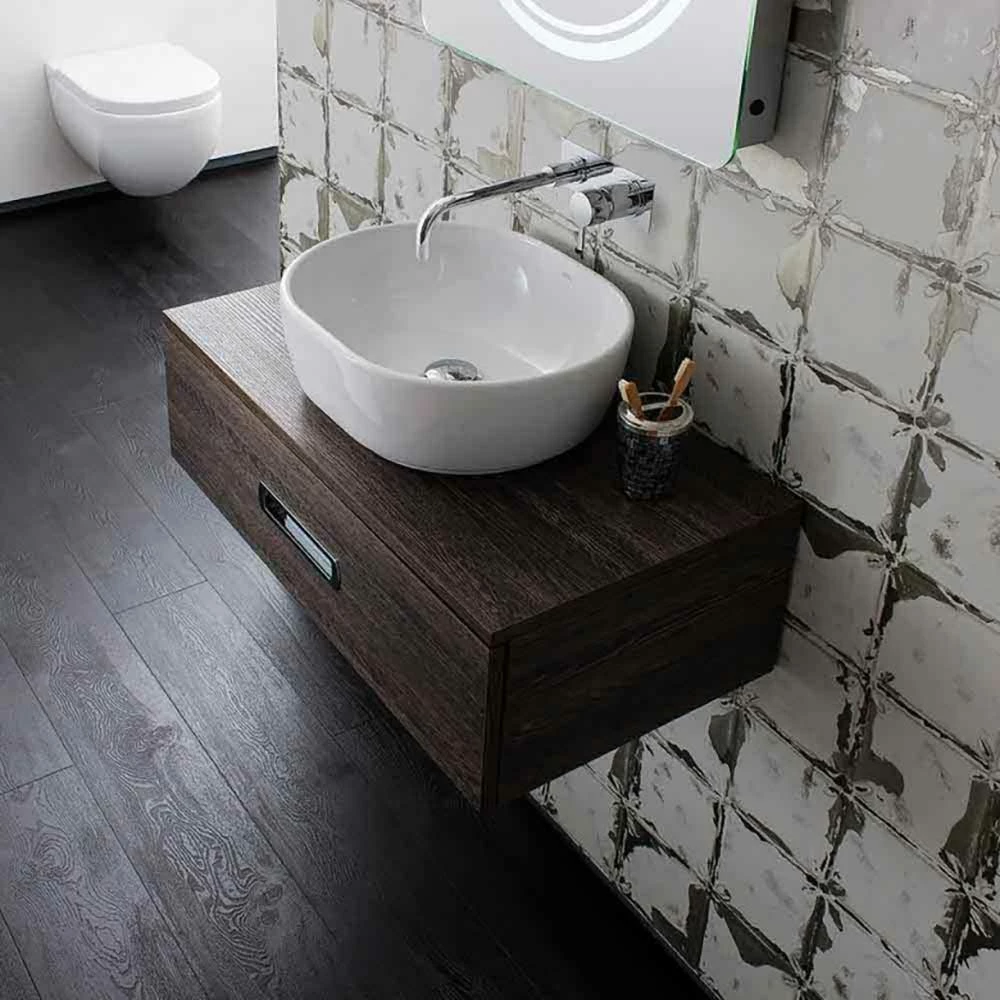 Crosswater Kai Lever Wall Mounted Basin Set With Cover Plate 4 Crosswater Kai Lever Wall Mounted Basin Set With Cover Plate - Image 2