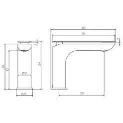 Crosswater KH Zero 2 Mono Basin Mixer 9 Crosswater KH Zero 2 Mono Basin Mixer -TAP WAREHOUSE Shop crosswater kh zero 2 basin tap kh02110dnc tech