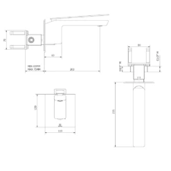 Crosswater KH Zero 3 Wall Mounted Basin Mixer 9 Crosswater KH Zero 3 Wall Mounted Basin Mixer -TAP WAREHOUSE Shop crosswater kh zero 3 wall mounted basin tap tech