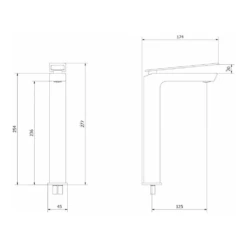 Crosswater KH Zero 3 Tall Mono Basin Mixer 7 Crosswater KH Zero 3 Tall Mono Basin Mixer -TAP WAREHOUSE Shop crosswater khzero 3 tall basin tap kh03112dnc tech