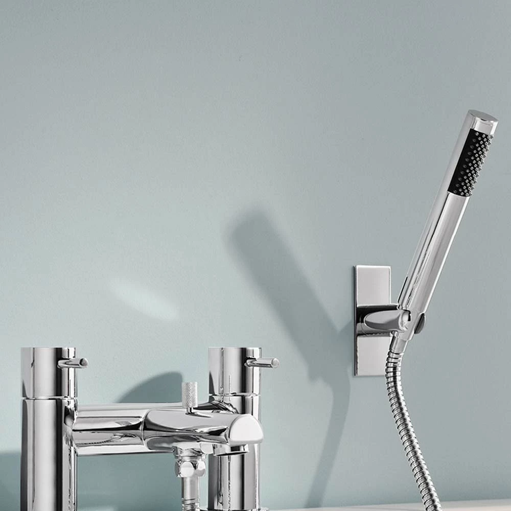 Crosswater Kai Lever Floor Standing Bath Shower Mixer With Handset Kit 4 Crosswater Kai Lever Floor Standing Bath Shower Mixer With Handset Kit - Image 2