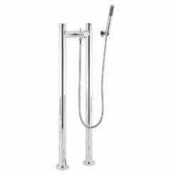 Crosswater Kai Lever Floor Standing Bath Shower Mixer With Handset Kit