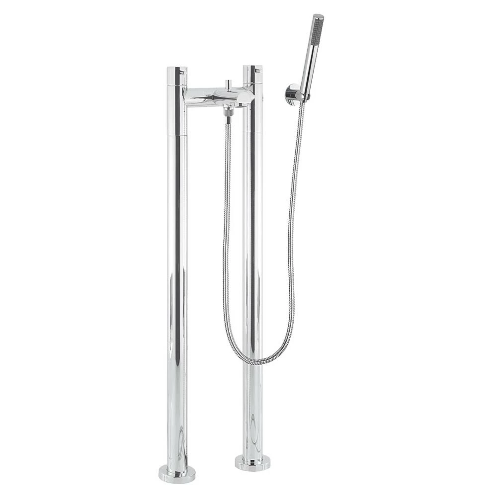 Crosswater Kai Lever Floor Standing Bath Shower Mixer With Handset Kit 3 Crosswater Kai Lever Floor Standing Bath Shower Mixer With Handset Kit