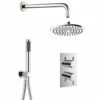 Crosswater MPRO 2 Outlet 2 Handle Shower Bundle - Chrome 1 Crosswater MPRO 2 Outlet 2 Handle Shower Bundle - Chrome -TAP WAREHOUSE Shop crosswater mpro 2 outlet shower bundle chrome cutout