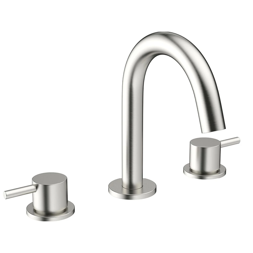 Crosswater MPRO 3 Hole Basin Mixer Tap - Matt White 5 Crosswater MPRO 3 Hole Basin Mixer Tap - Matt White - Image 3