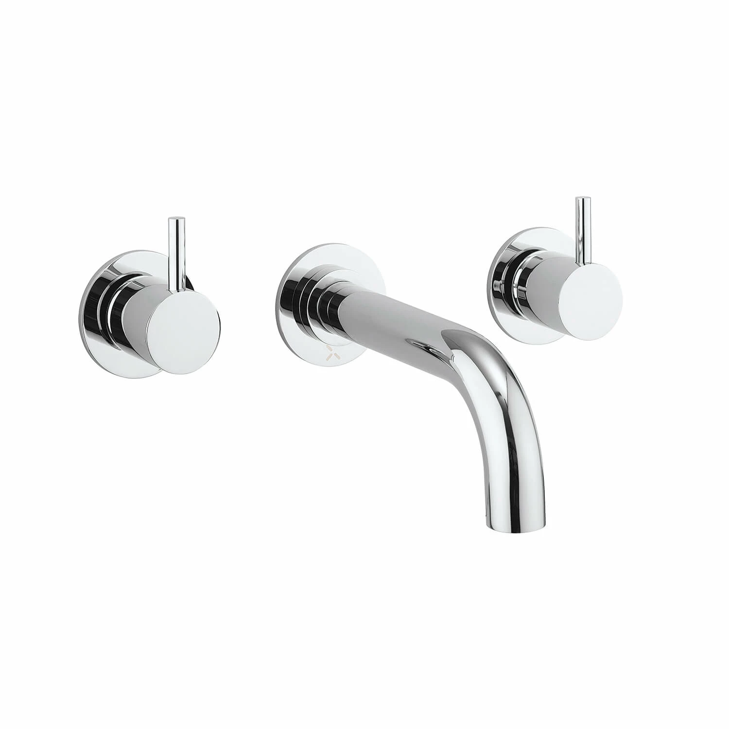 Crosswater MPRO 3 Hole Wall Mounted Bath Filler Tap - Slate 4 Crosswater MPRO 3 Hole Wall Mounted Bath Filler Tap - Slate - Image 2