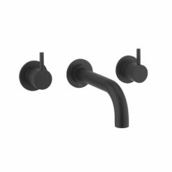 Crosswater MPRO 3 Hole Wall Mounted Bath Filler Tap - Slate 21 Crosswater MPRO 3 Hole Wall Mounted Bath Filler Tap - Slate -TAP WAREHOUSE Shop crosswater mpro 3 hole wall mounted bath filler matt black cutout