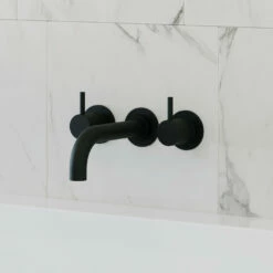 Crosswater MPRO 3 Hole Wall Mounted Bath Filler Tap - Slate 15 Crosswater MPRO 3 Hole Wall Mounted Bath Filler Tap - Slate -TAP WAREHOUSE Shop crosswater mpro 3 hole wall mounted bath filler matt black lifestyle 1