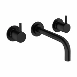 Crosswater MPRO Wall Mounted Basin Mixer With Twin Levers & Spout - Chrome 17 Crosswater MPRO Wall Mounted Basin Mixer With Twin Levers & Spout - Chrome -TAP WAREHOUSE Shop crosswater mpro 3hole wall basin tap matt black