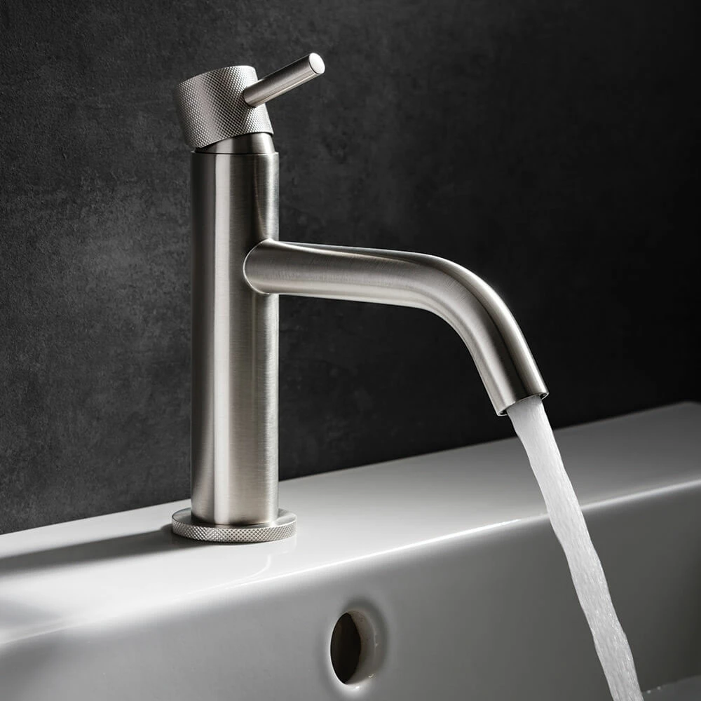 Crosswater MPRO Mono Basin Mixer With Knurled Detailing - Slate 8 Crosswater MPRO Mono Basin Mixer With Knurled Detailing - Slate - Image 6
