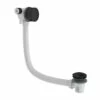Crosswater MPRO Overflow Bath Filler With Click Clack Waste - Matt Black