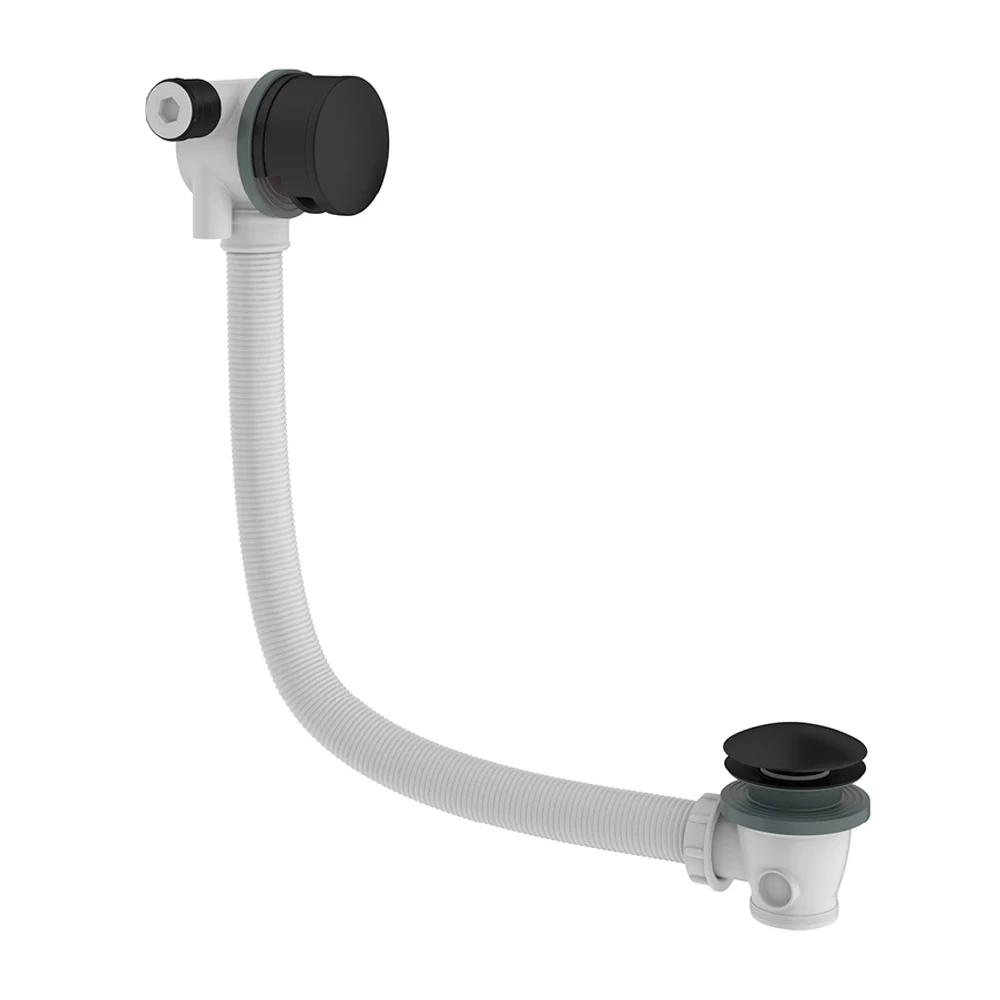 Crosswater MPRO Overflow Bath Filler With Click Clack Waste - Matt Black 3 Crosswater MPRO Overflow Bath Filler With Click Clack Waste - Matt Black