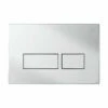 Crosswater MPRO Chrome Dual Flush Plate 2 Crosswater MPRO Chrome Dual Flush Plate -TAP WAREHOUSE Shop crosswater mpro chrome d flush plate cutout