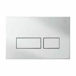 Crosswater MPRO Chrome Dual Flush Plate