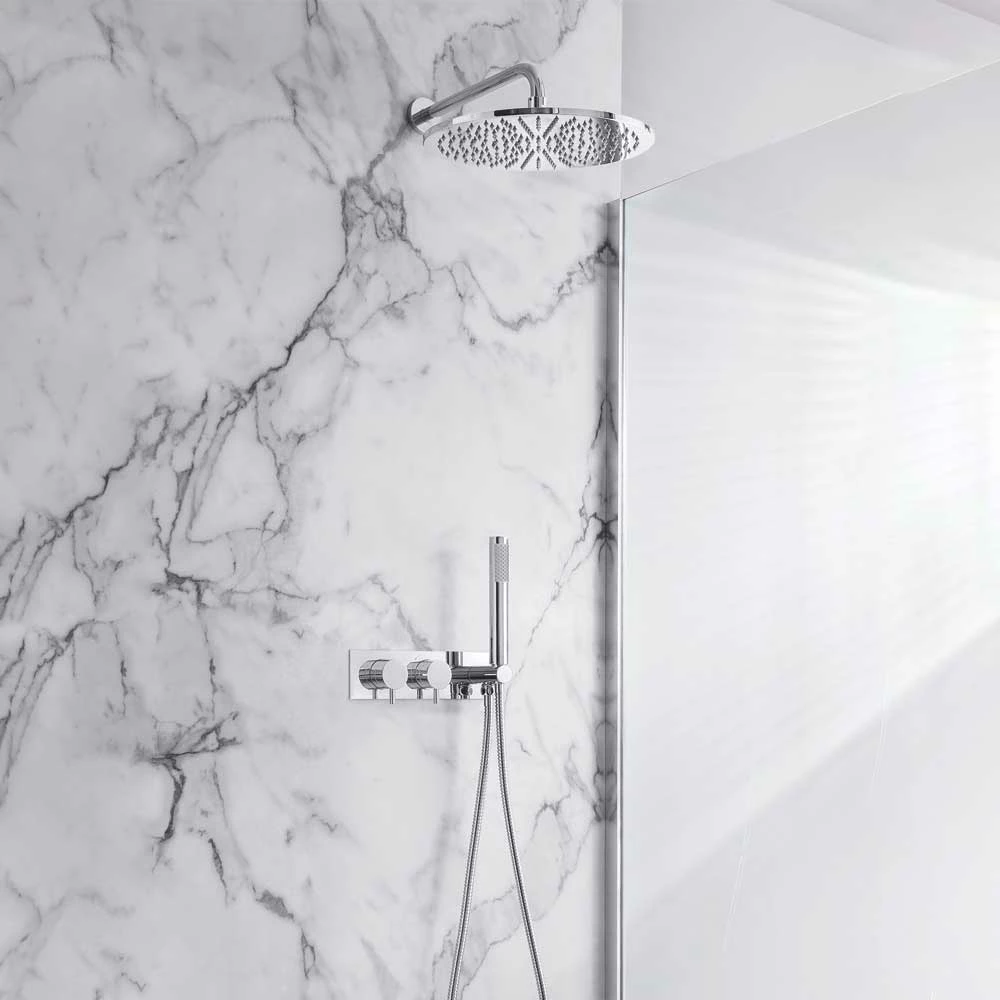 Crosswater MPRO 2 Outlet Concealed Thermostatic Bath Shower Valve - Slate 10 Crosswater MPRO 2 Outlet Concealed Thermostatic Bath Shower Valve - Slate - Image 8