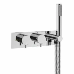 Crosswater MPRO 2 Outlet Concealed Thermostatic Bath Shower Valve - Slate 16 Crosswater MPRO 2 Outlet Concealed Thermostatic Bath Shower Valve - Slate -TAP WAREHOUSE Shop crosswater mpro concealed bath valve w shower kit