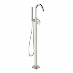 Crosswater MPRO Floorstanding Bath And Shower Mixer With Shower Kit - Brushed Stainless Steel 14 Crosswater MPRO Floorstanding Bath And Shower Mixer With Shower Kit - Brushed Stainless Steel -TAP WAREHOUSE Shop crosswater mpro floor bath and shower mixer steel