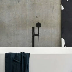 Crosswater MPRO Industrial Floorstanding Bath & Shower Mixer Tap - Carbon Black 8 Crosswater MPRO Industrial Floorstanding Bath & Shower Mixer Tap - Carbon Black -TAP WAREHOUSE Shop crosswater mpro industrial floorstanding bath shower mixer black lifestyle